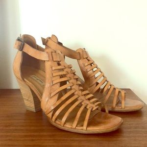 Paul Green Leather Strappy Heels